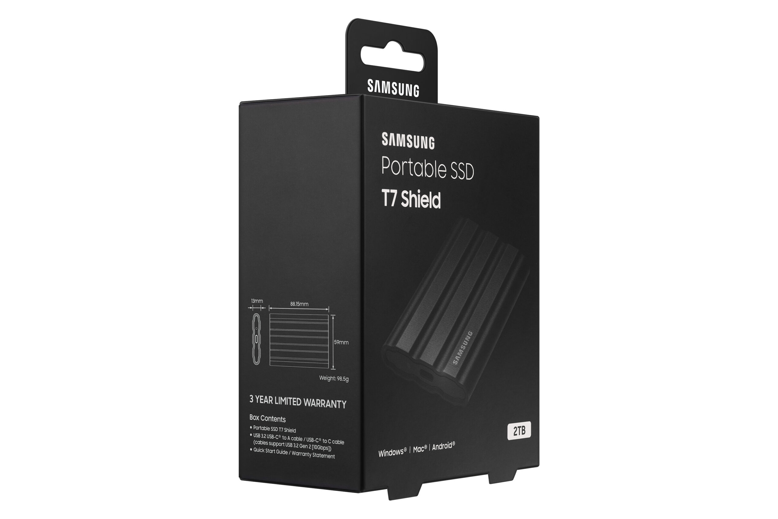 Samsung MU-PE2T0S 2 TB USB Type-C 3.2 Gen 2 (3.1 Gen 2) Zwart - Afbeelding 9