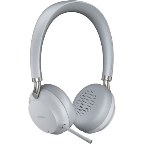 Yealink BH72 Headset Bedraad en draadloos Hoofdband Oproepen/muziek USB Type-A Bluetooth Oplaadhouder Licht Grijs