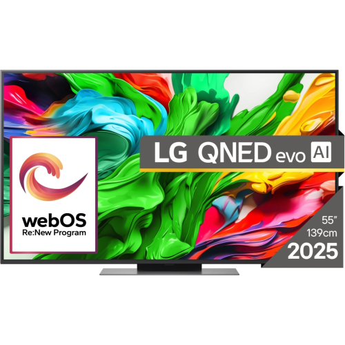 LG QNED AI 55QNED86A3A tv 139,7 cm (55") 4K Ultra HD Smart TV Wifi Zwart
