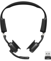 SHOKZ C610-AA-BK hoofdtelefoon/headset Draadloos oorhaak Kantoor/callcenter USB Type-A Bluetooth Zwart