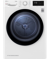 LG RH80V3AV6N wasdroger Vrijstaand Voorlader 8 kg Wit