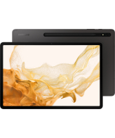 Samsung Galaxy Tab S8+ SM-X800 Snapdragon 128 GB 31,5 cm (12.4") 8 GB Wi-Fi 6E (802.11ax) Android 12 Grafiet