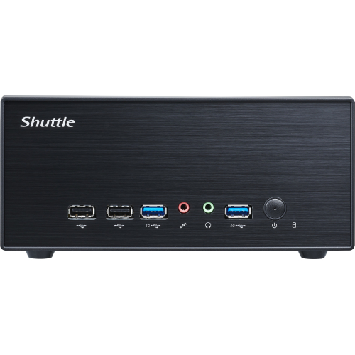 Shuttle XPС slim XPC slim Barebone XH610G2 - S1700, Intel H610, 1xDP, 2xHDMI, 2 PCIe Slots (1x 16X & 1x X1), 2x Intel LAN (1G + 2.5G), 8x USB, 1x 2.5", 3x M.2, 24/7 permanent gebruik