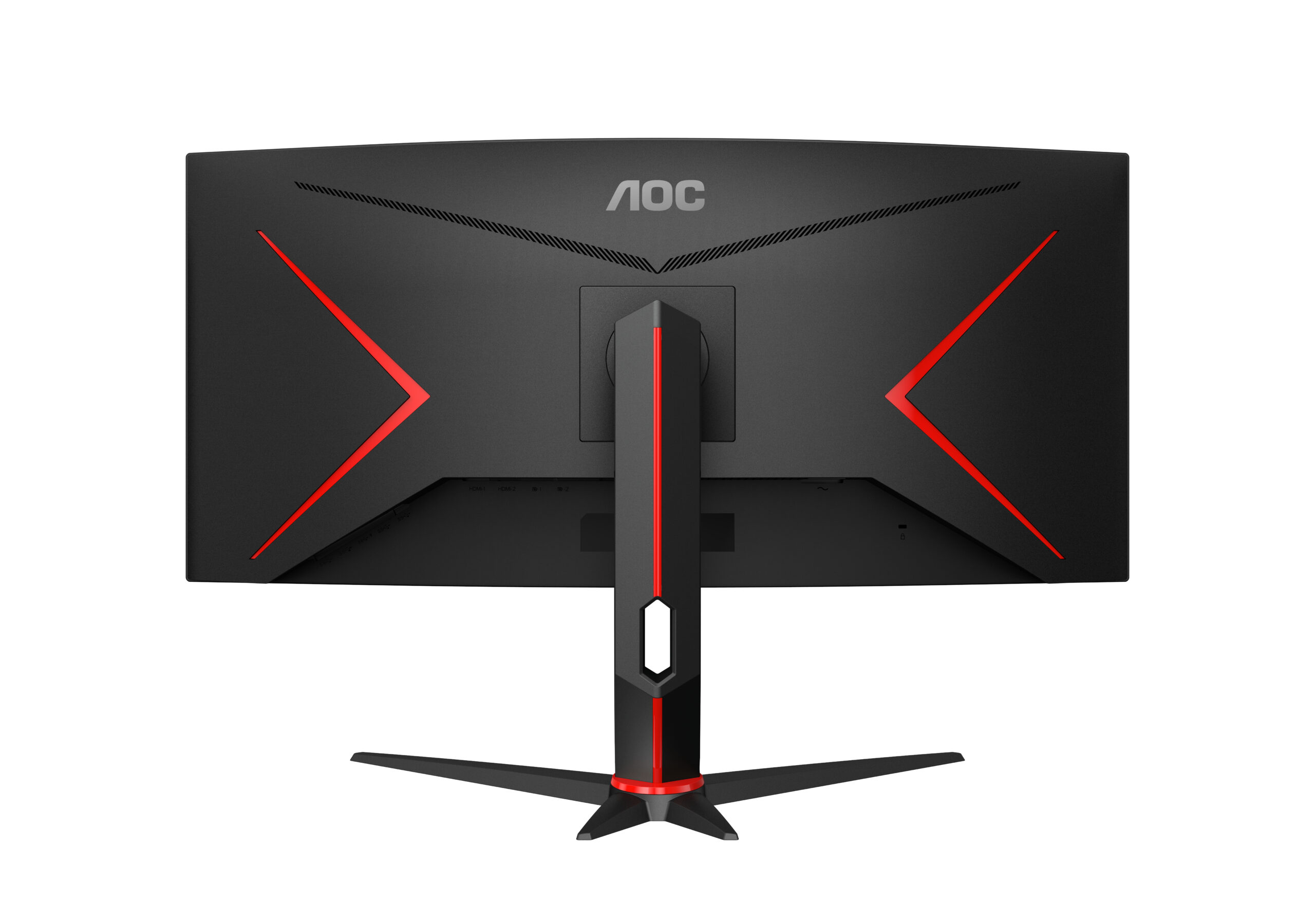 AOC G2 CU34G2XP computer monitor 86,4 cm (34") 3440 x 1440 Pixels UltraWide Quad HD LED Zwart, Rood - Afbeelding 5