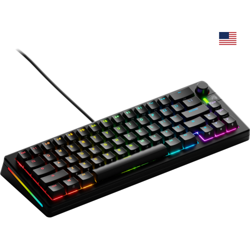 Glorious Gaming GMMK 3 65% Prebuilt toetsenbord Gamen USB QWERTY Amerikaans Engels Zwart