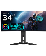 GIGABYTE MO34WQC computer monitor 86,4 cm (34") 3440 x 1440 Pixels Wide Quad HD OLED Zwart