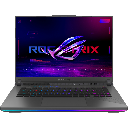 ASUS ROG Strix G16 G614FP-R9161 laptop AMD Ryzen™ 9 9955HX 40,6 cm (16") WQXGA 16 GB DDR5-SDRAM 1 TB SSD NVIDIA GeForce RTX 5070 Wi-Fi 6E (802.11ax) Zwart, Grijs