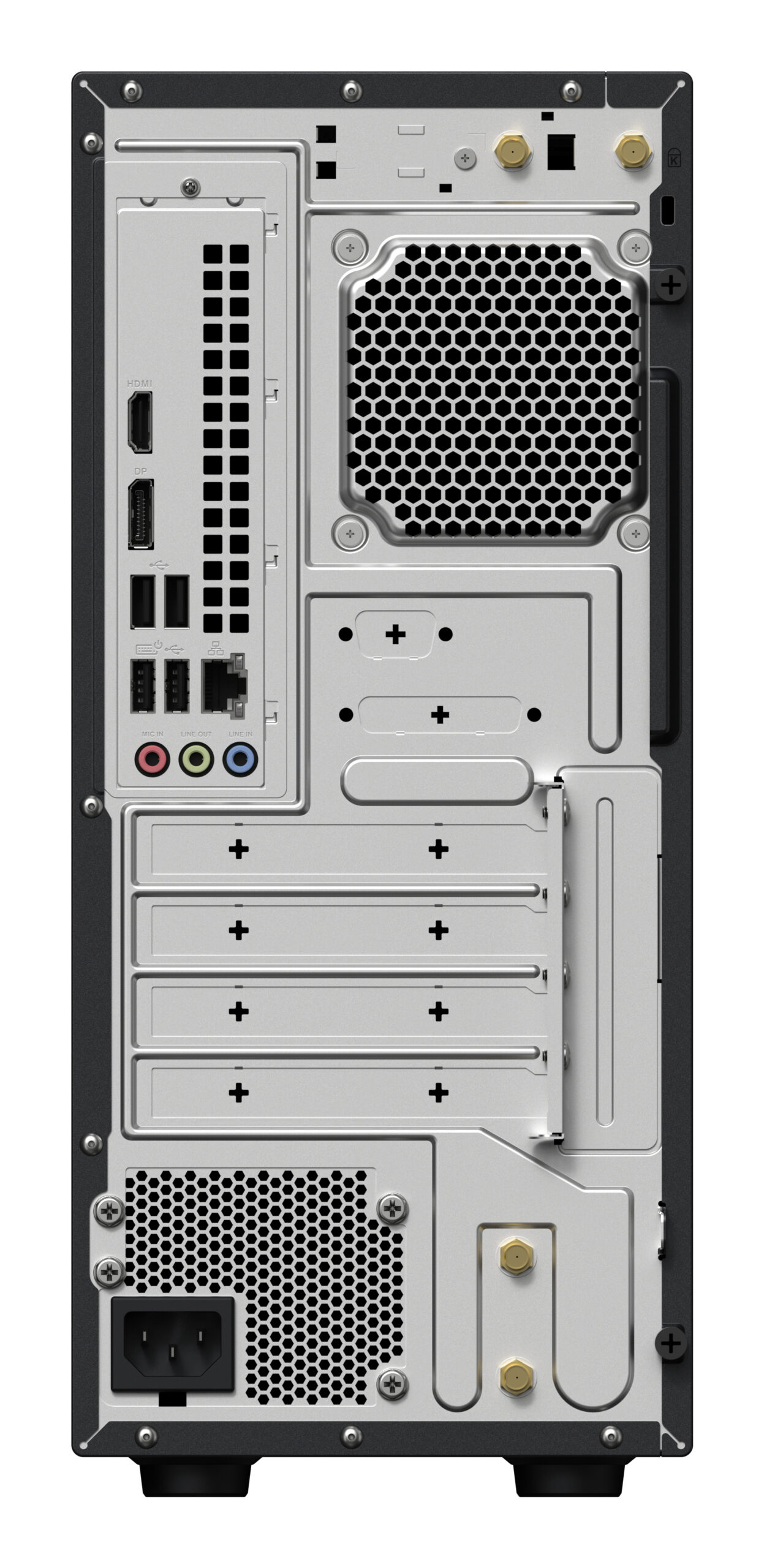 ASUS ExpertCenter P500 Mini Tower P500MV-13620H165X Intel® Core™ i7 i7-13620H 16 GB DDR5-SDRAM 1 TB SSD Windows 11 Pro PC Grijs - Afbeelding 2