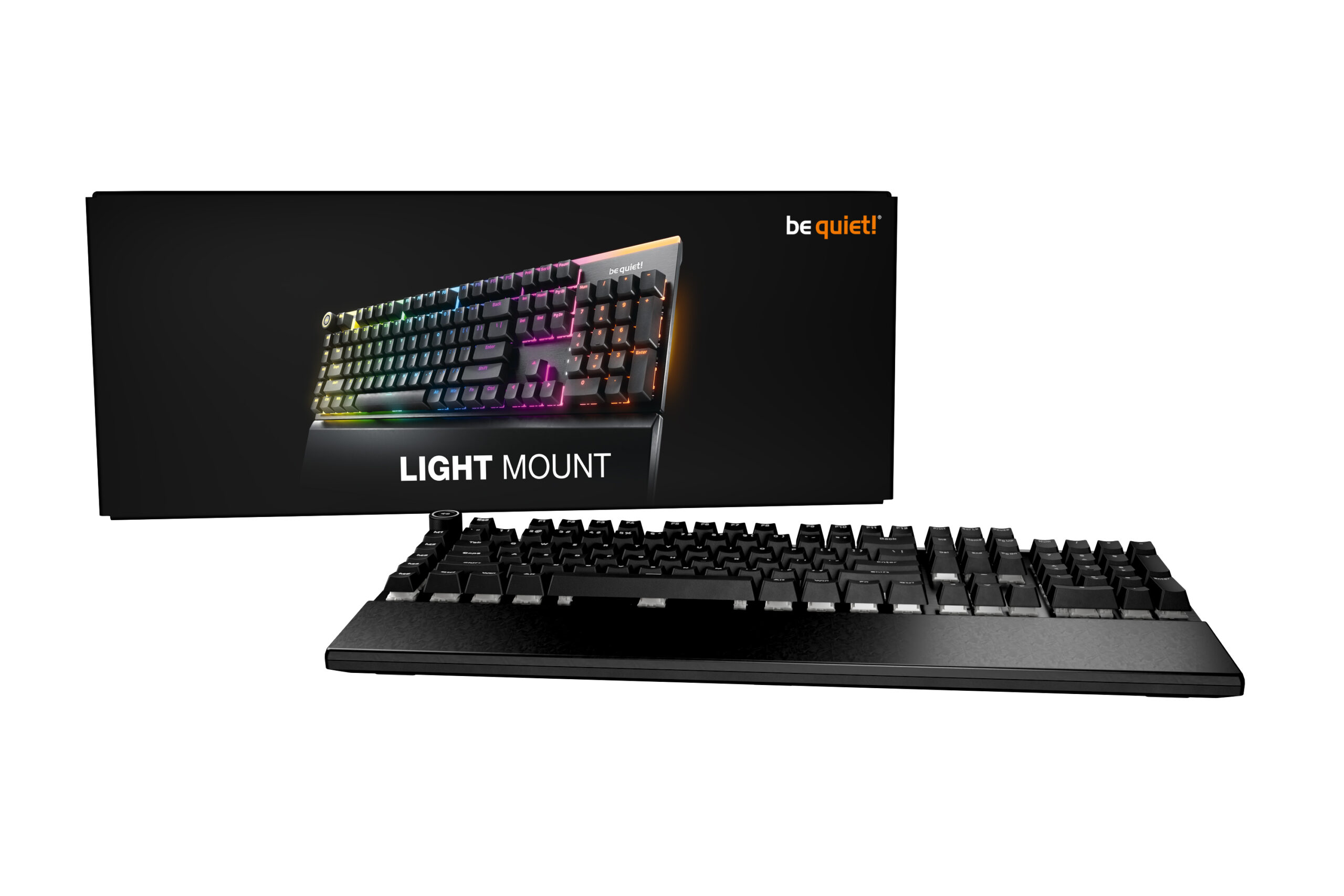 be quiet! Light Mount Silent Tactile US ANSI toetsenbord Gamen USB QWERTY Amerikaans Engels Zwart - Afbeelding 7