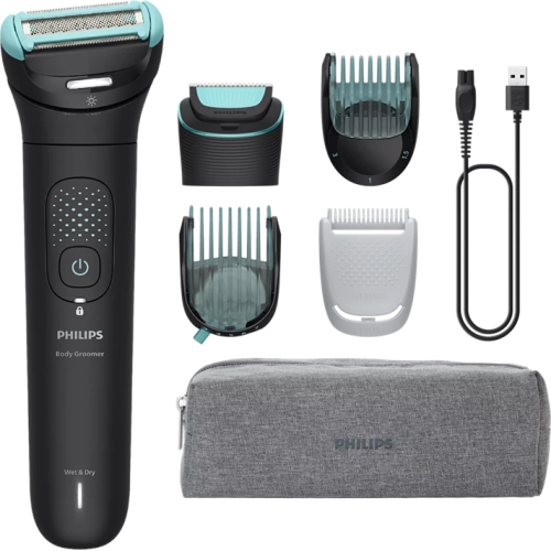Philips 7000 series Body Groomer BG7470/15 2D-scheerhoofd en dubbel trim-scheersysteem