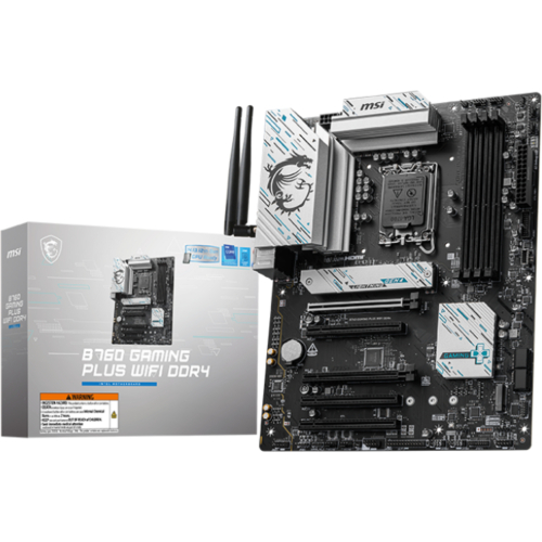 MSI B760 GAMING PLUS WIFI DDR4 moederbord Intel B760 LGA 1700 ATX