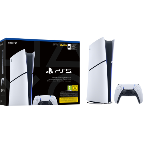 Sony PlayStation 5 Digital E Chassis (Slim) 825 GB Wifi Zwart, Wit