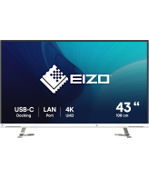 EIZO FlexScan EV4340X-WT computer monitor 108 cm (42.5") 3840 x 2160 Pixels 4K Ultra HD LCD Wit