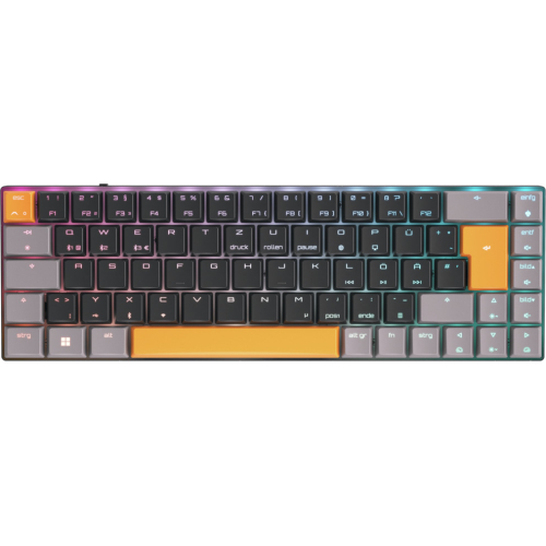 CHERRY MX-LP 2.1 Compact Wireless toetsenbord Gamen RF-draadloos + Bluetooth QWERTZ Duits Zwart