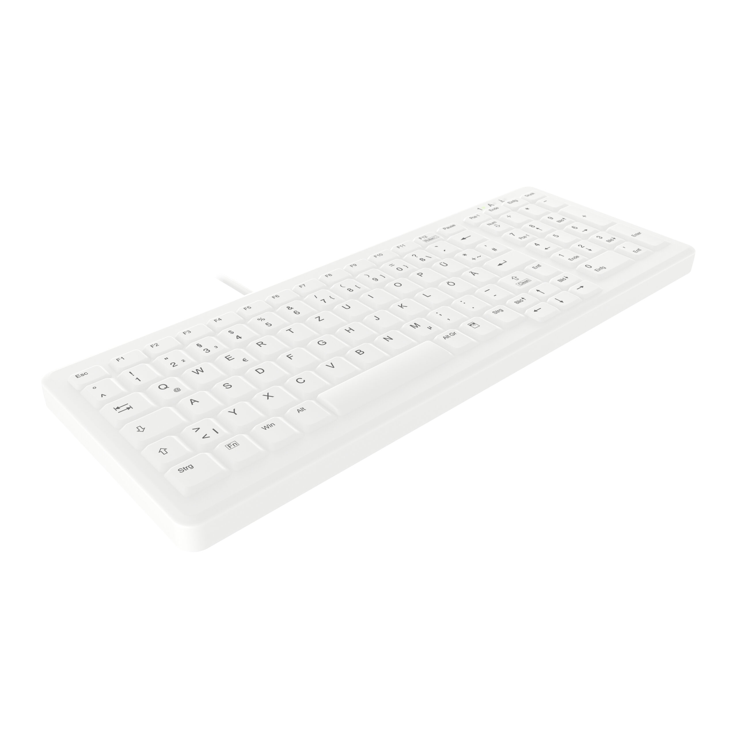 Contour Design Active Key AK-C7000 toetsenbord Medisch USB QWERTZ Duits Wit - Afbeelding 3
