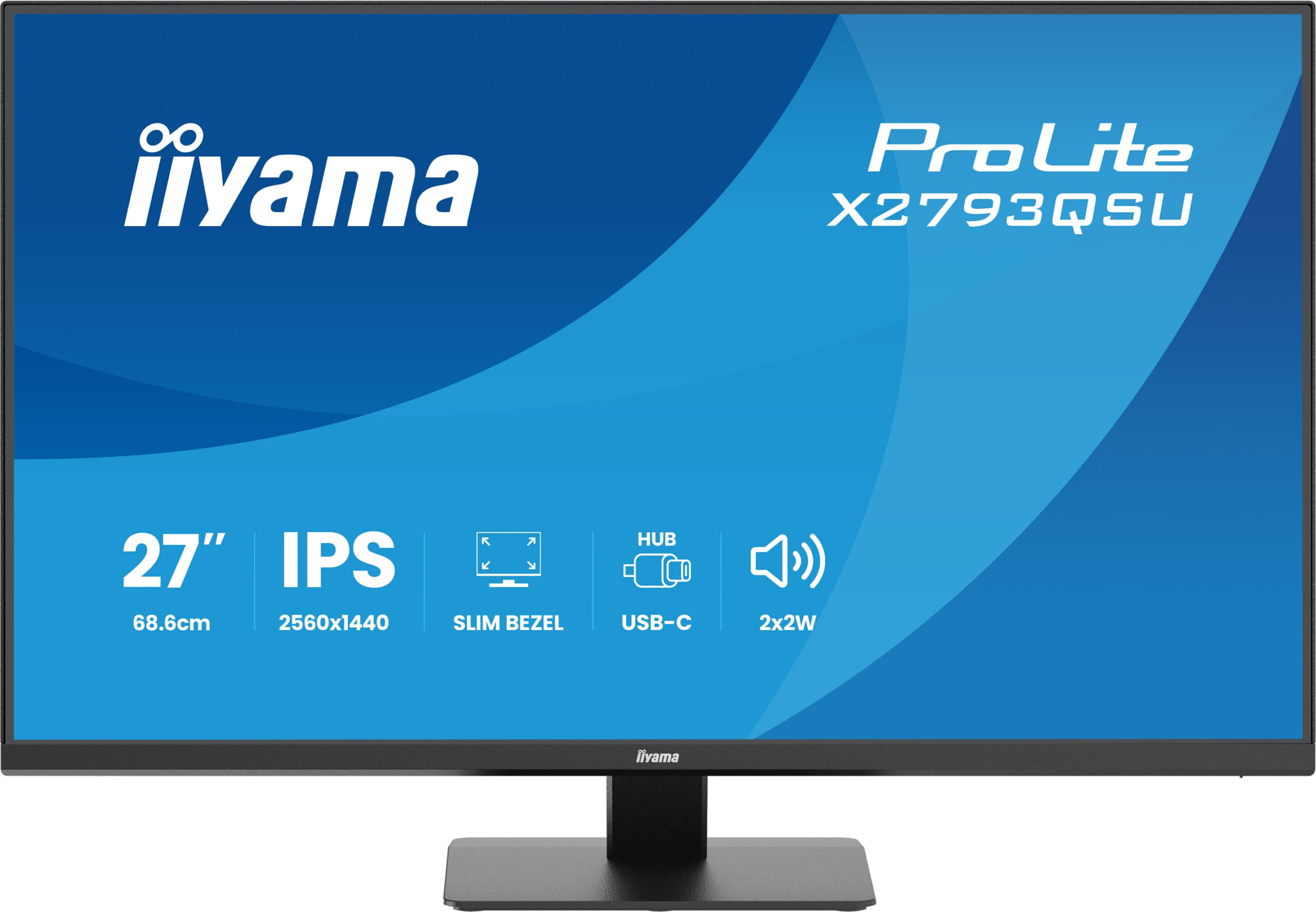 iiyama ProLite X2793QSU-B1 computer monitor 68,6 cm (27") 2560 x 1440 Pixels Quad HD LED Zwart - Afbeelding 3