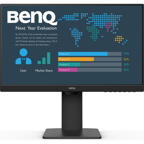 BenQ BL2486TC computer monitor 60,5 cm (23.8") 1920 x 1080 Pixels Full HD Zwart