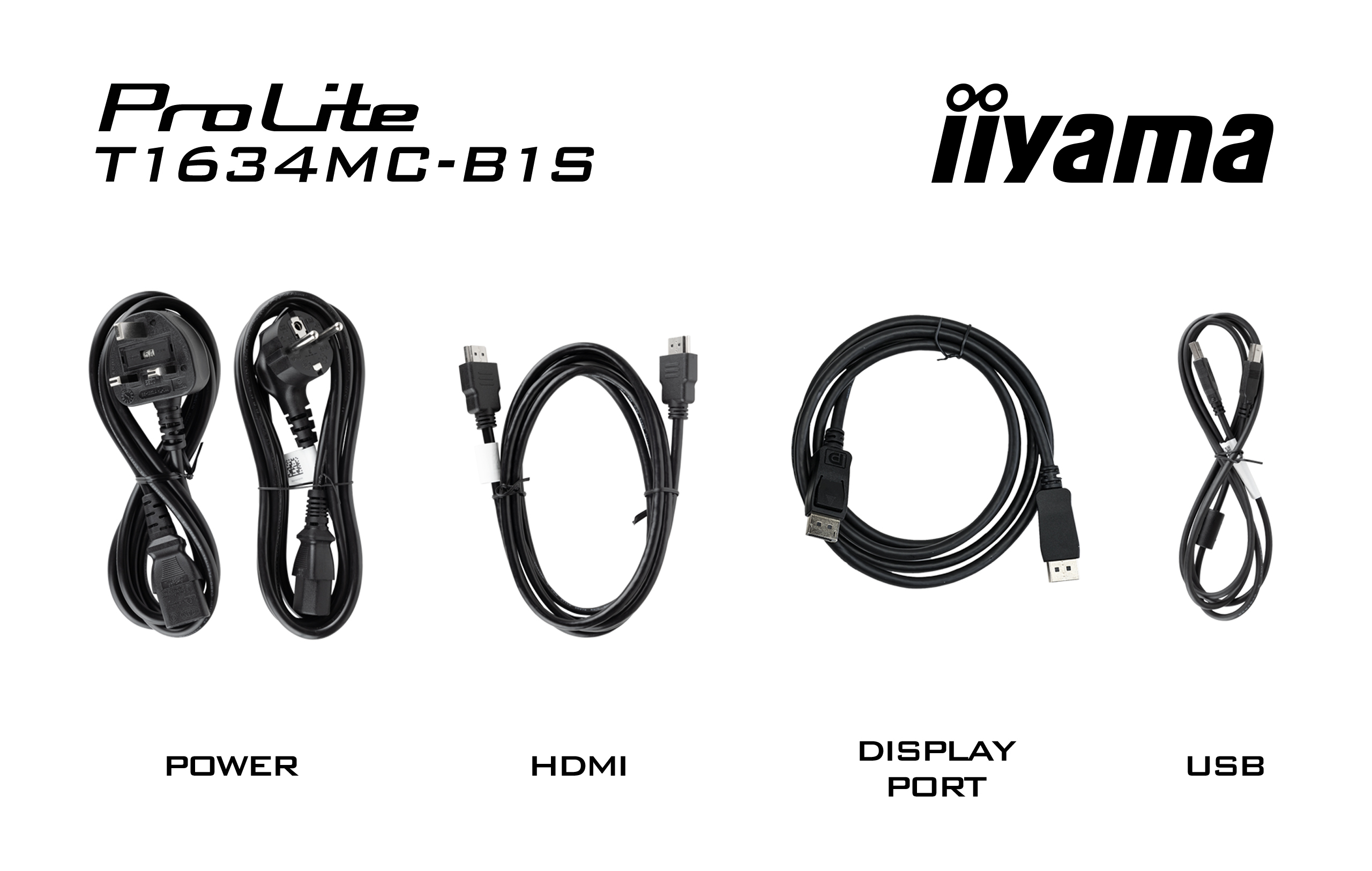 iiyama ProLite T1634MC-B1S computer monitor 39,6 cm (15.6") 1920 x 1080 Pixels Full HD LED Touchscreen Zwart - Afbeelding 8