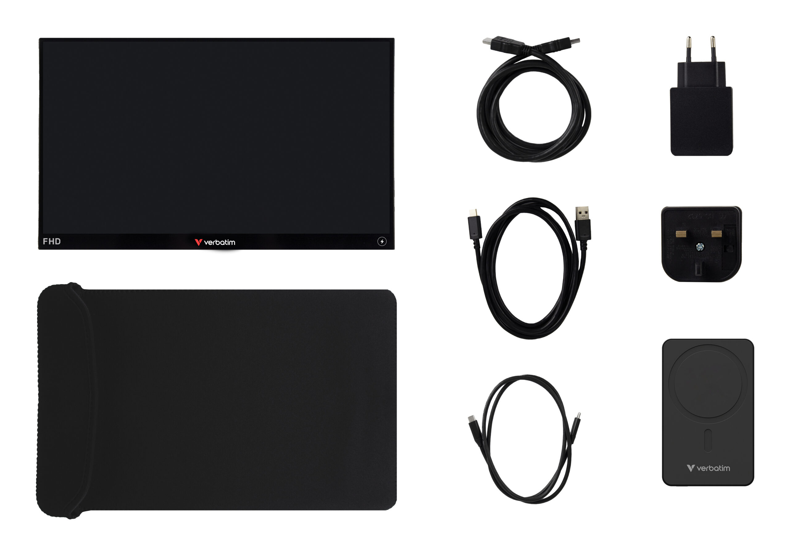 Verbatim 32088 Draagbare televisie en monitoor Draagbare monitor Zwart 35,6 cm (14") LED 1920 x 1080 Pixels - Afbeelding 3