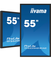 iiyama TF5539AS-B1AG beeldkrant Kiosk-ontwerp 138,7 cm (54.6") LED 435 cd/m² 4K Ultra HD Zwart Touchscreen Type processor Android 11 24/7