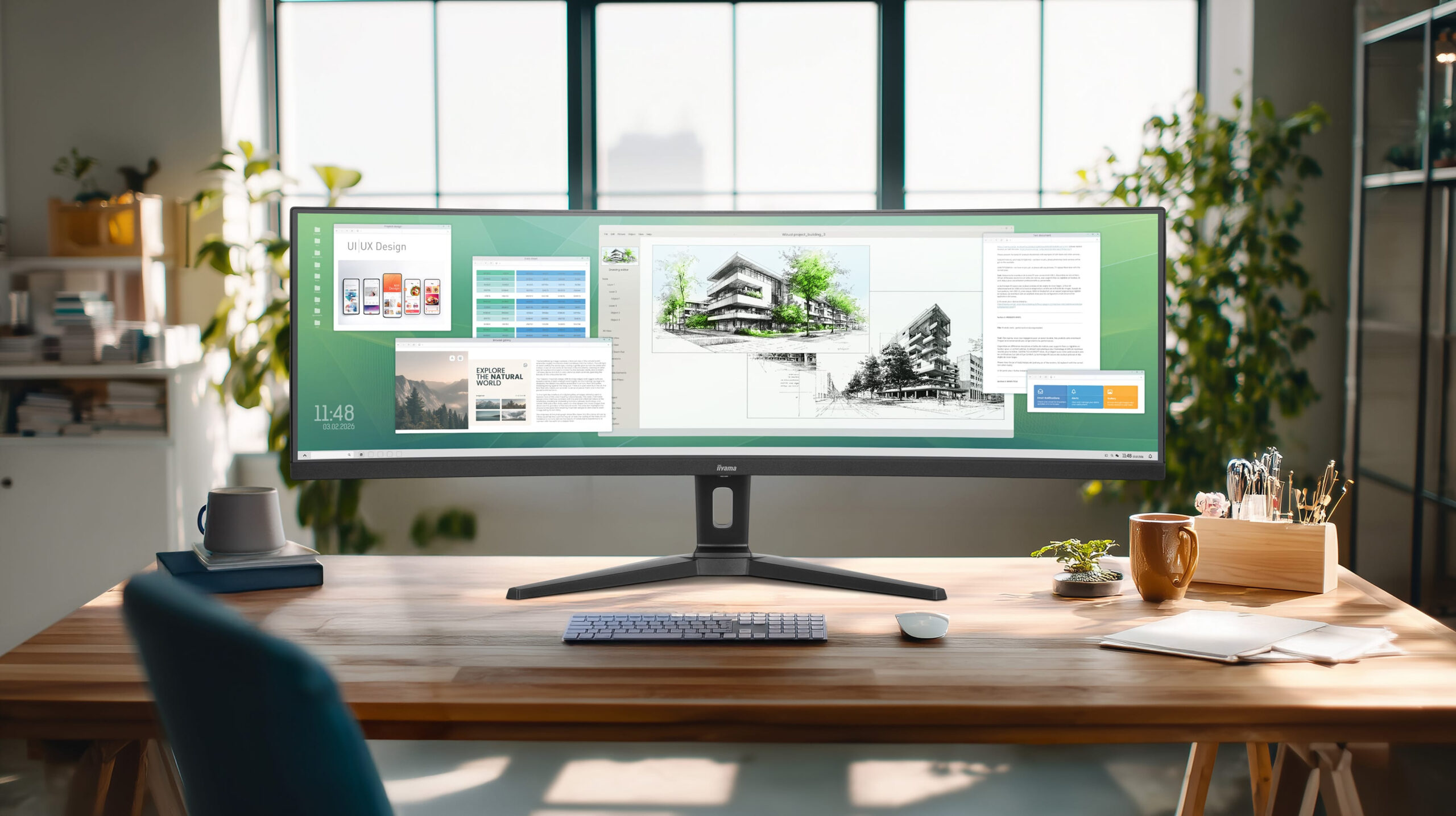 iiyama ProLite XCB4594DQSU-B1 computer monitor 113 cm (44.5") 5120 x 1440 Pixels Dual QHD LED Zwart - Afbeelding 21