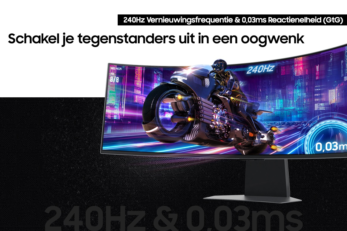 Samsung 49" Odyssey OLED G9 G95SD DQHD 240Hz Smart Gaming Monitor - Afbeelding 5