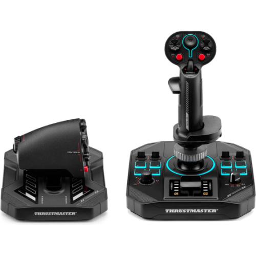Thrustmaster Sol-R 4 HOTAS Zwart USB Joystick + stuwkrachthendel Analoog/digitaal PC