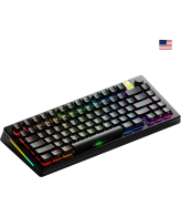 Glorious Gaming GMMK 3 PRO HE 75% Prebuilt toetsenbord Gamen RF-draadloos + Bluetooth QWERTY Amerikaans Engels Zwart