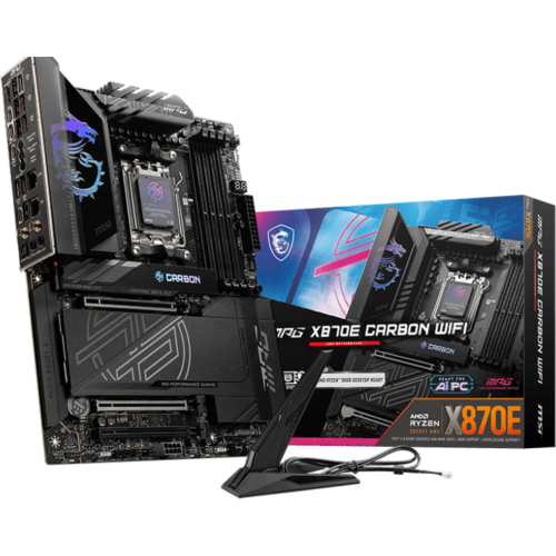MSI MPG X870E CARBON WIFI moederbord AMD X870E Socket AM5 ATX