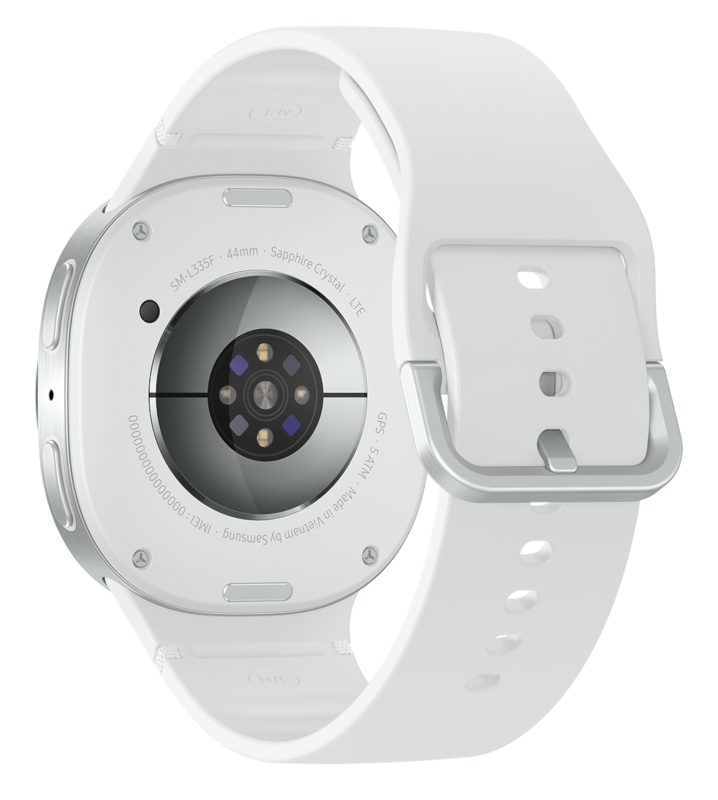 Samsung Galaxy Watch8 SM-L335FZSAXEF smartwatch & sportwatch 3,81 cm (1.5") AMOLED 44 mm Digitaal 480 x 480 Pixels 4G Zilver Wifi GPS - Afbeelding 6