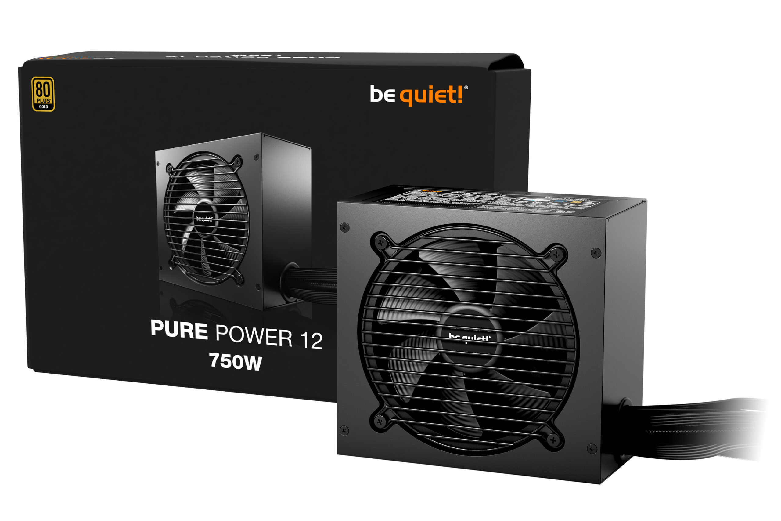 be quiet! PURE POWER 12 750W power supply unit 20+4 pin ATX ATX Zwart - Afbeelding 3