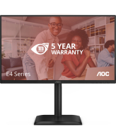 AOC 24E4U computer monitor 60,5 cm (23.8") 1920 x 1080 Pixels Full HD LED Zwart