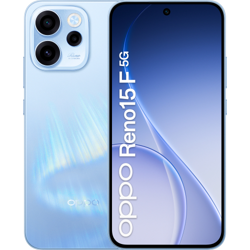 OPPO 15 F 5G 16,7 cm (6.57") Dual SIM Android 16.0 USB Type-C 8 GB 256 GB 6500 mAh Blauw