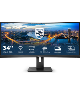 Philips B Line 346B1C/00 computer monitor 86,4 cm (34") 3440 x 1440 Pixels Quad HD LCD Zwart