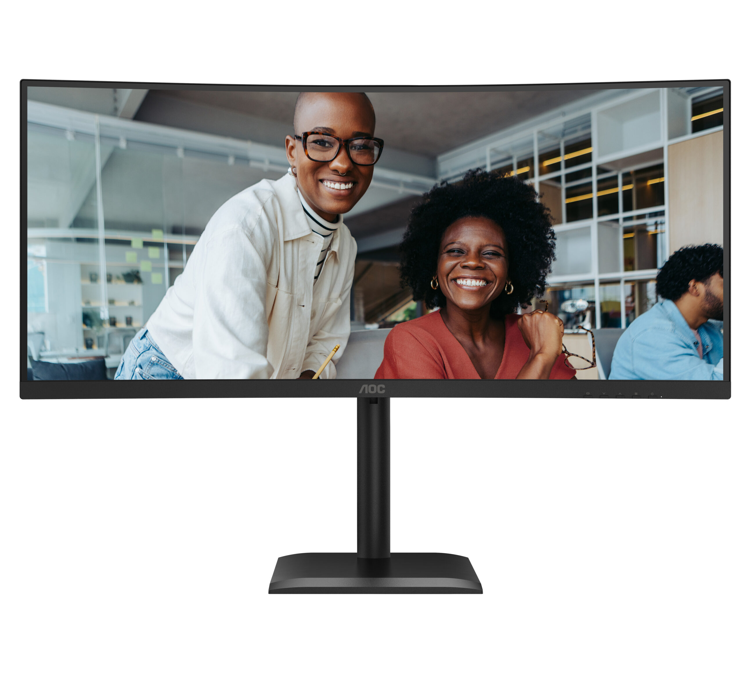 AOC CU34E4C computer monitor 86,4 cm (34") 3440 x 1440 Pixels Zwart