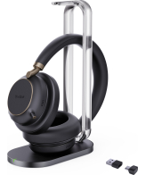 Yealink BH76 Plus met Oplaadstandaard UC Zwart USB-C/A Headset