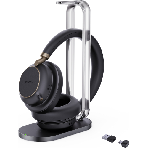 Yealink BH76 Plus met Oplaadstandaard UC Zwart USB-C/A Headset