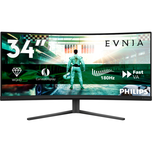 Philips Evnia 34M2C3500L/00 computer monitor 86,4 cm (34") 3440 x 1440 Pixels Wide Quad HD LCD Zwart