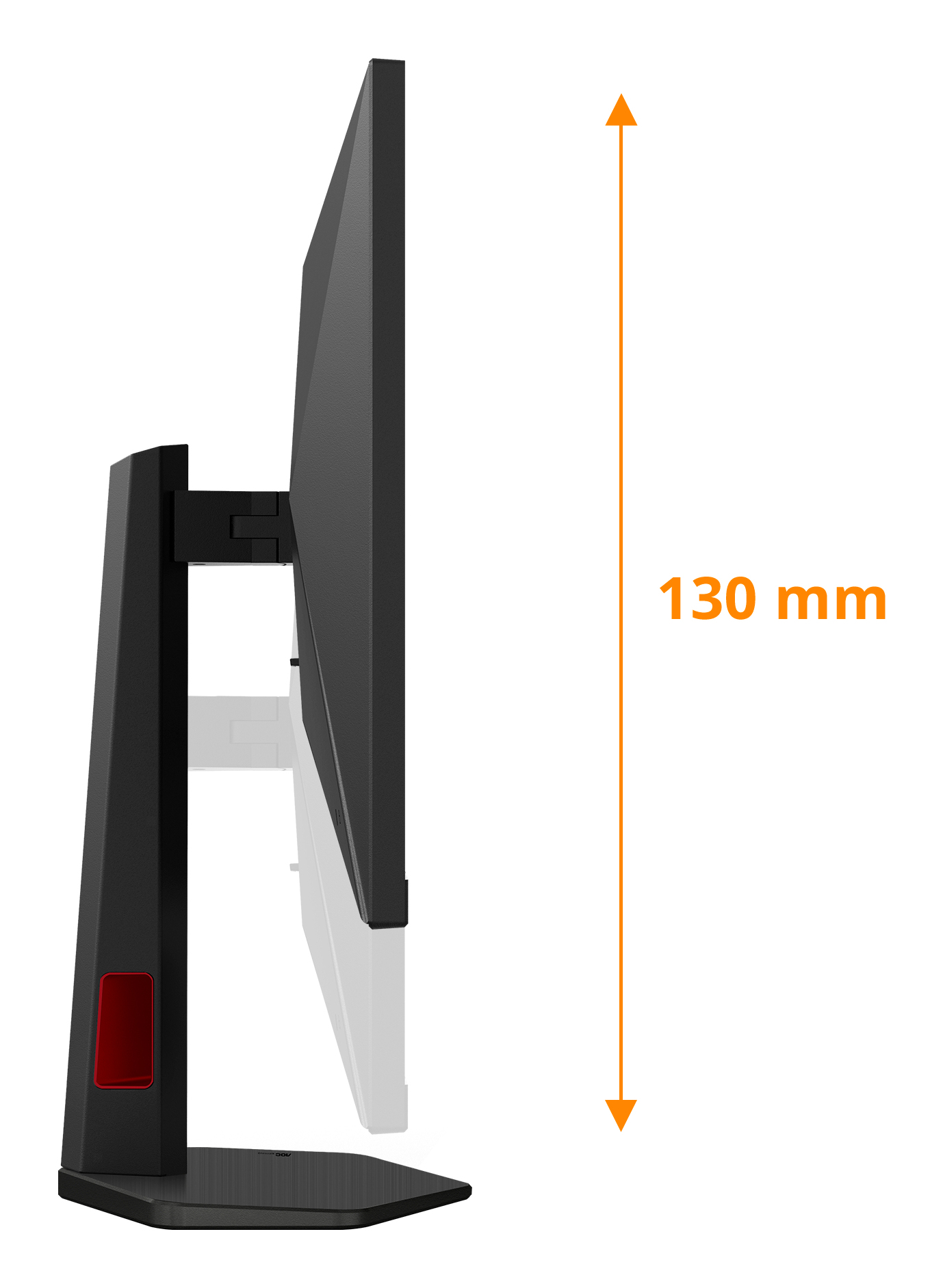 AOC G4 Q27G4SRU computer monitor 68,6 cm (27") 2560 x 1440 Pixels Quad HD LED Zwart, Rood - Afbeelding 3