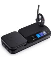 Yealink BH71-WORKSTATION hoofdtelefoon/headset Draadloos In-ear Kantoor/callcenter Bluetooth Oplaadhouder Zwart