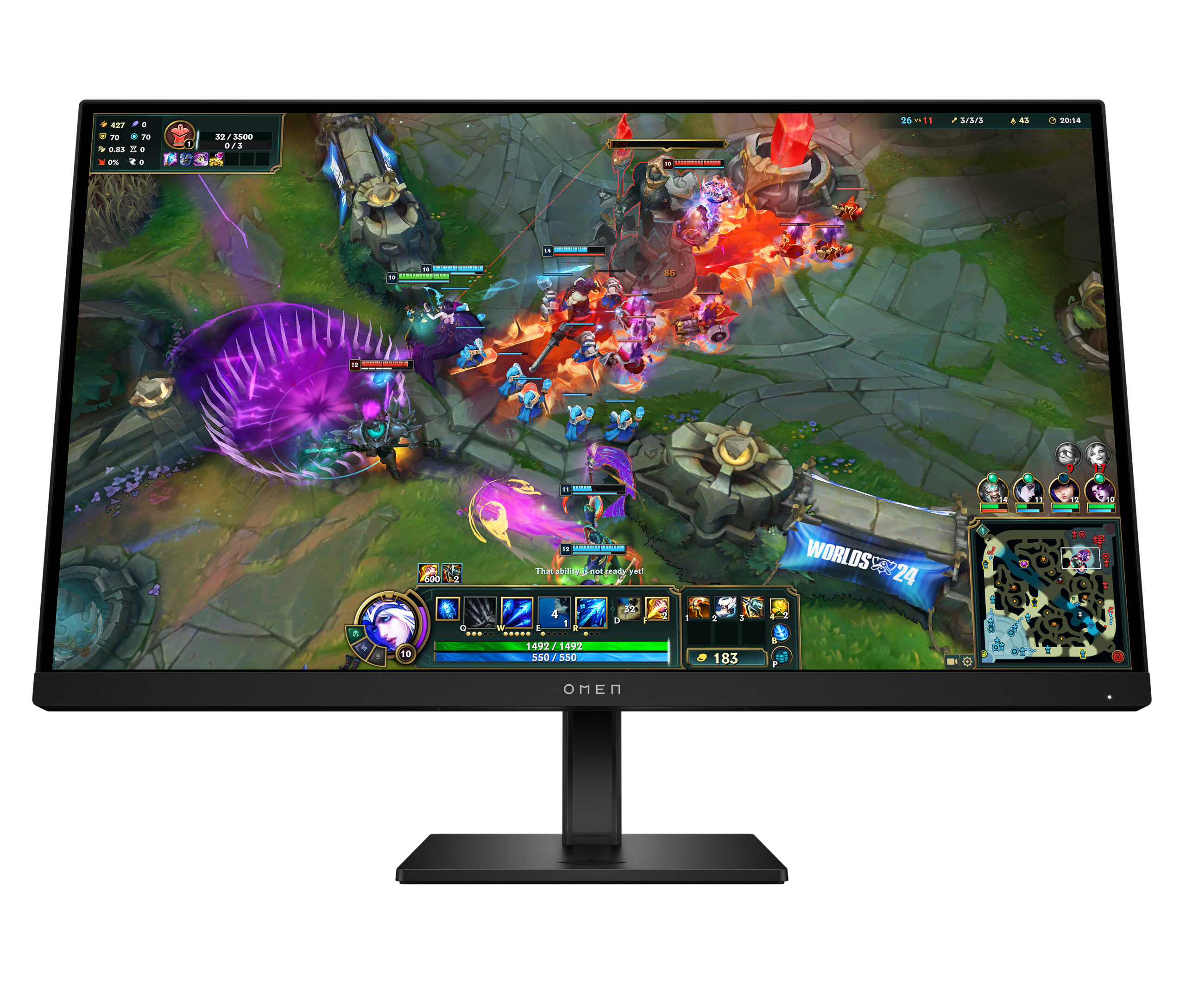 HP OMEN LCD 27qs G2 68,6 cm 27 QHD 2560x1440 240 Hz1ms 400nits2xHDMI, DP,USB, Pivot,VESA computer monitor 68,6 cm (27") 2560 x 1440 Pixels Quad HD Zwart