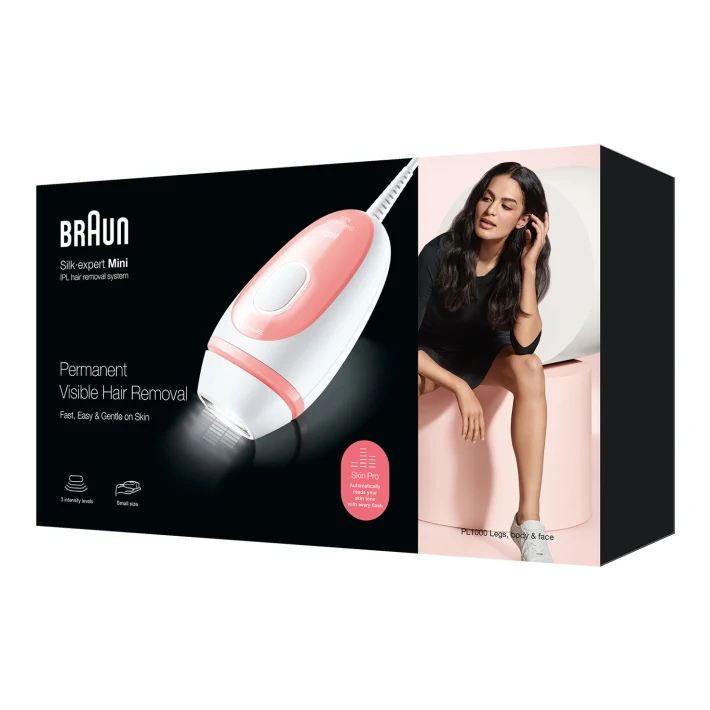 Braun Silk-expert Mini PL1000 IPL Roze, Wit - Afbeelding 6
