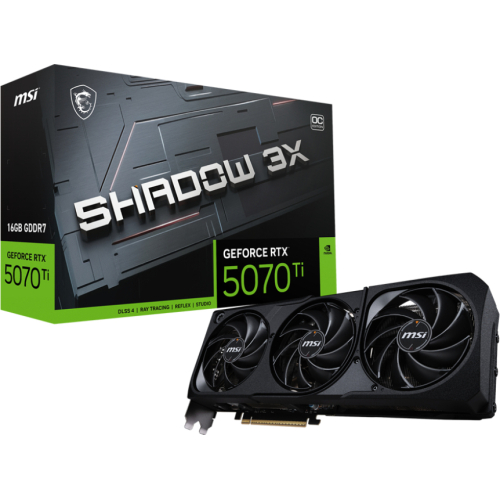 MSI GeForce RTX 5070 Ti 16G SHADOW 3X OC NVIDIA 16 GB GDDR7
