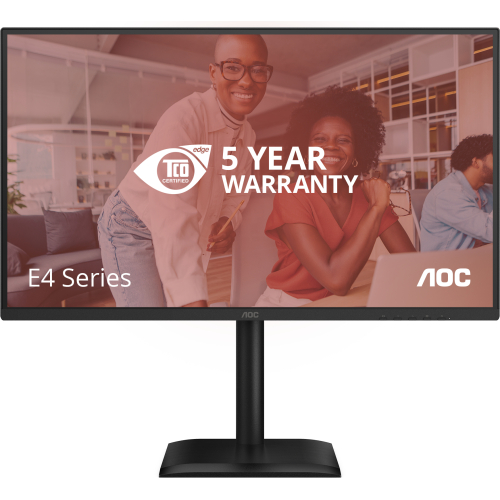 AOC 27E4CV computer monitor 68,6 cm (27") 1920 x 1080 Pixels Full HD LED Zwart