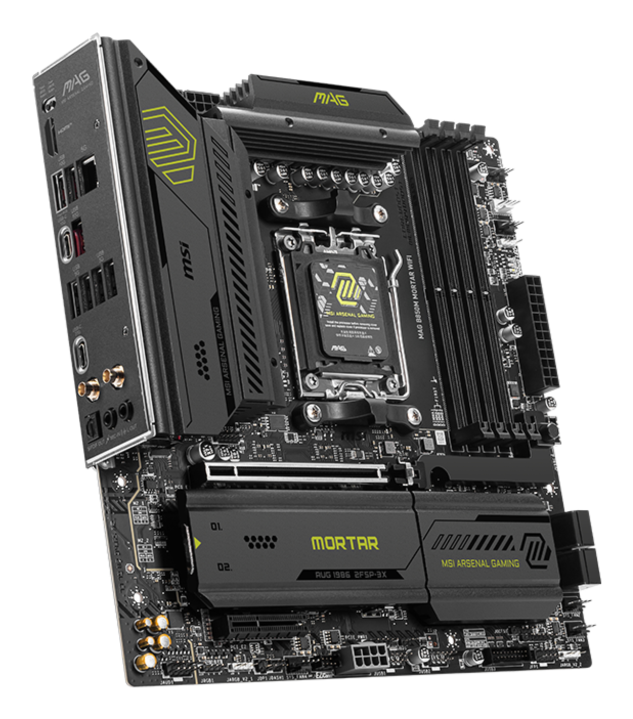 MSI MAG B850M MORTAR WIFI moederbord AMD B850 Socket AM5 micro ATX - Afbeelding 4