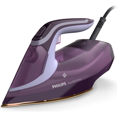 Philips 8000 series DST8021/30 strijkijzer Stoomstrijkijzer SteamGlide Elite-zoolplaat 3000 W Violet