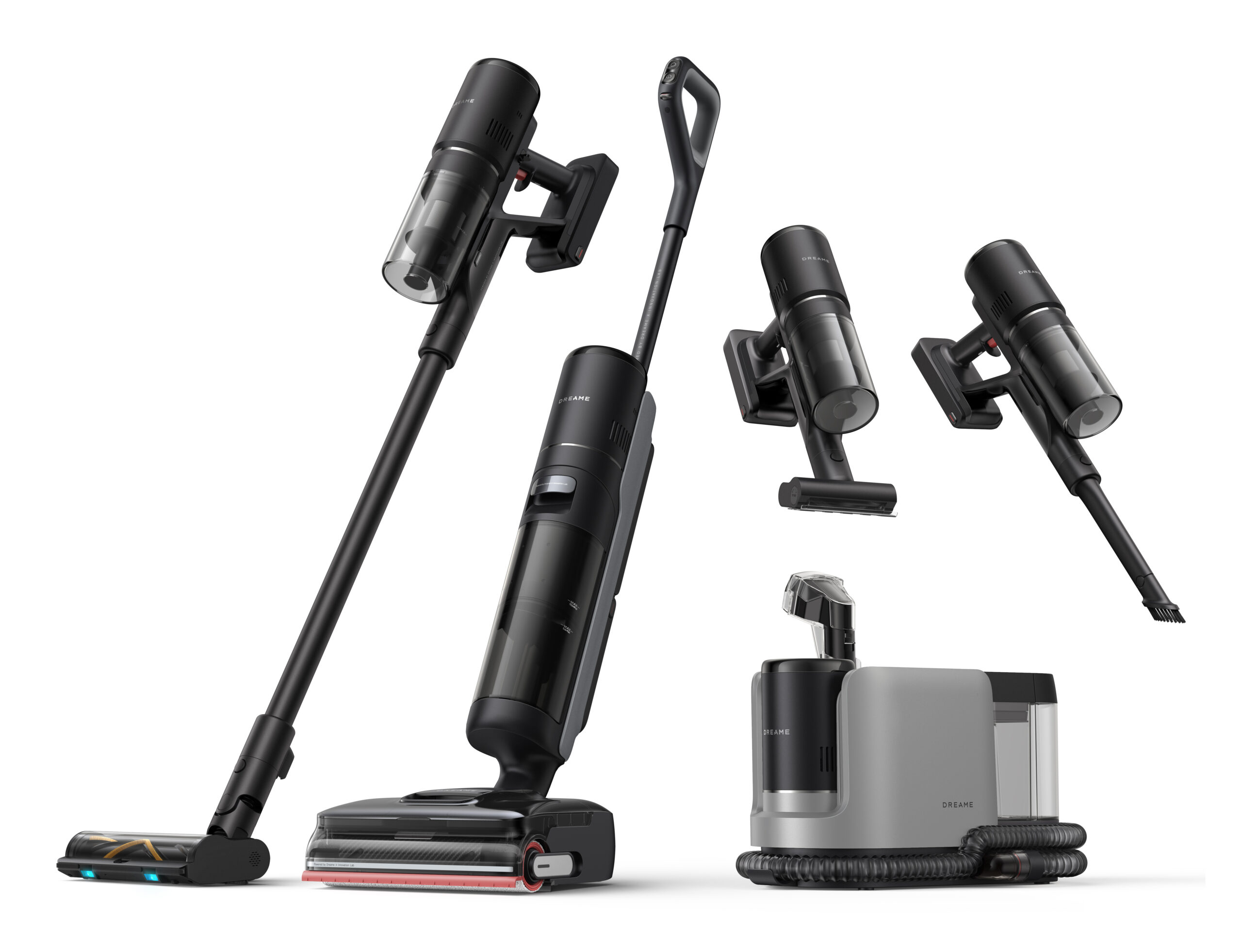 Dreame H15 Mix 2-in-1-steelstofzuiger Batterij/Accu Droog en nat Zakloos 400 W Zwart 5 Ah