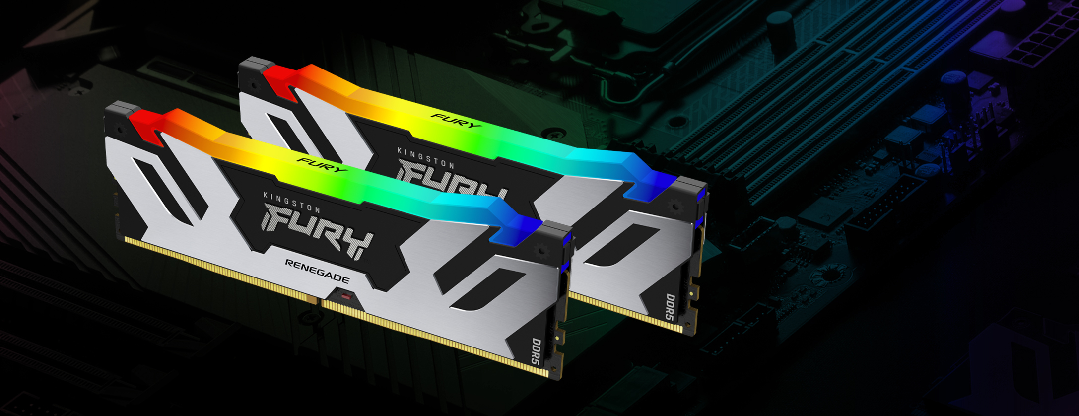 Kingston Technology FURY 32GB 6400MT/s DDR5 CL32 DIMM (set van 2) Renegade RGB - Afbeelding 6