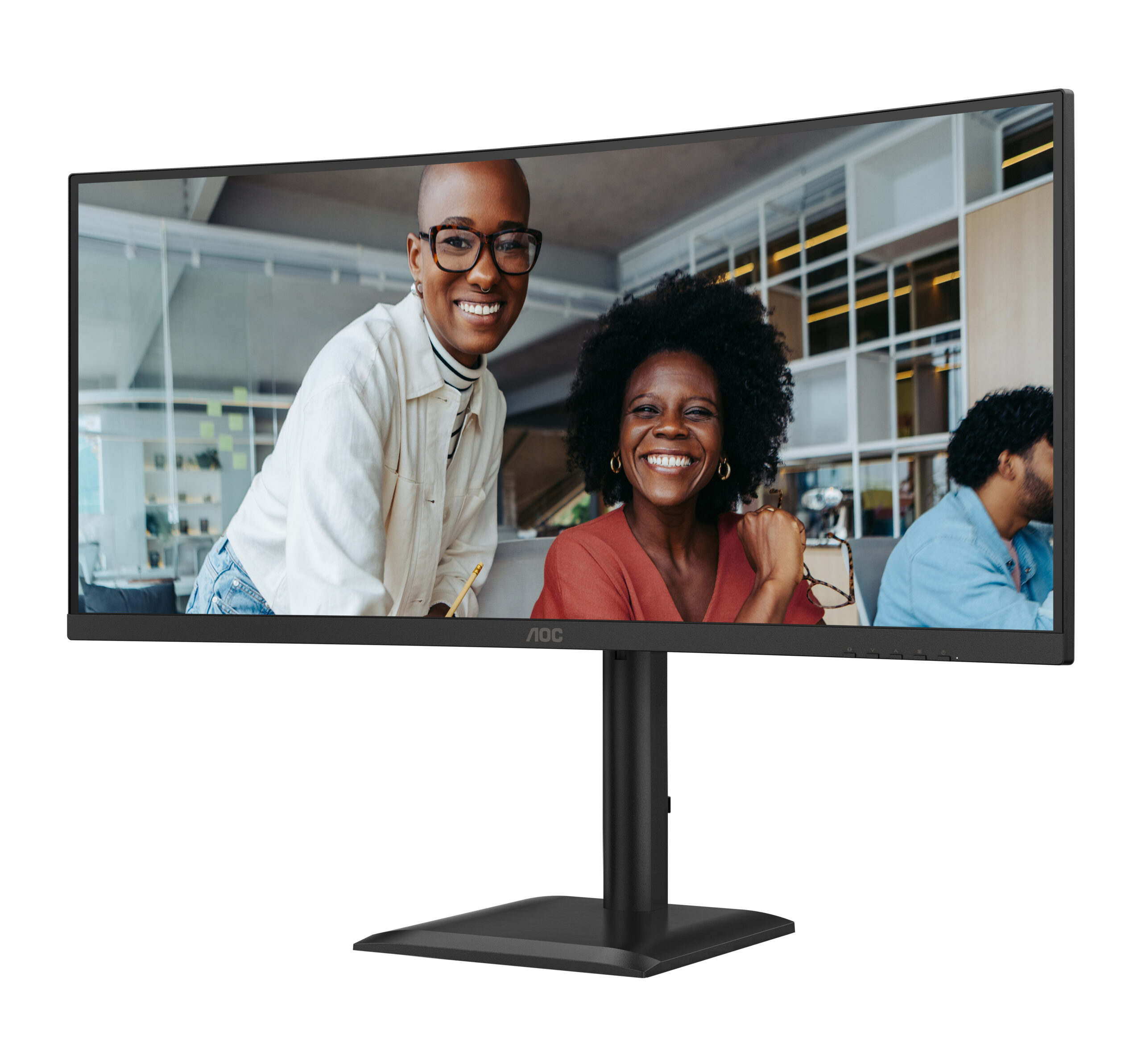 AOC CU34E4C computer monitor 86,4 cm (34") 3440 x 1440 Pixels Zwart - Afbeelding 3