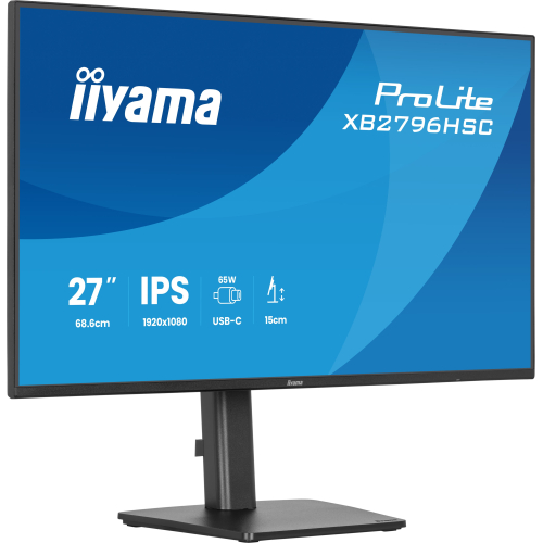iiyama ProLite XB2796HSC-B1 computer monitor 68,6 cm (27") 1920 x 1080 Pixels Full HD LED Zwart